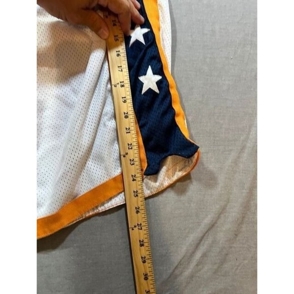 Vintage Fergo Shorts Mens‎ XL White Jersey Drawstring Pull On Basketball Men. - Picture 8 of 9